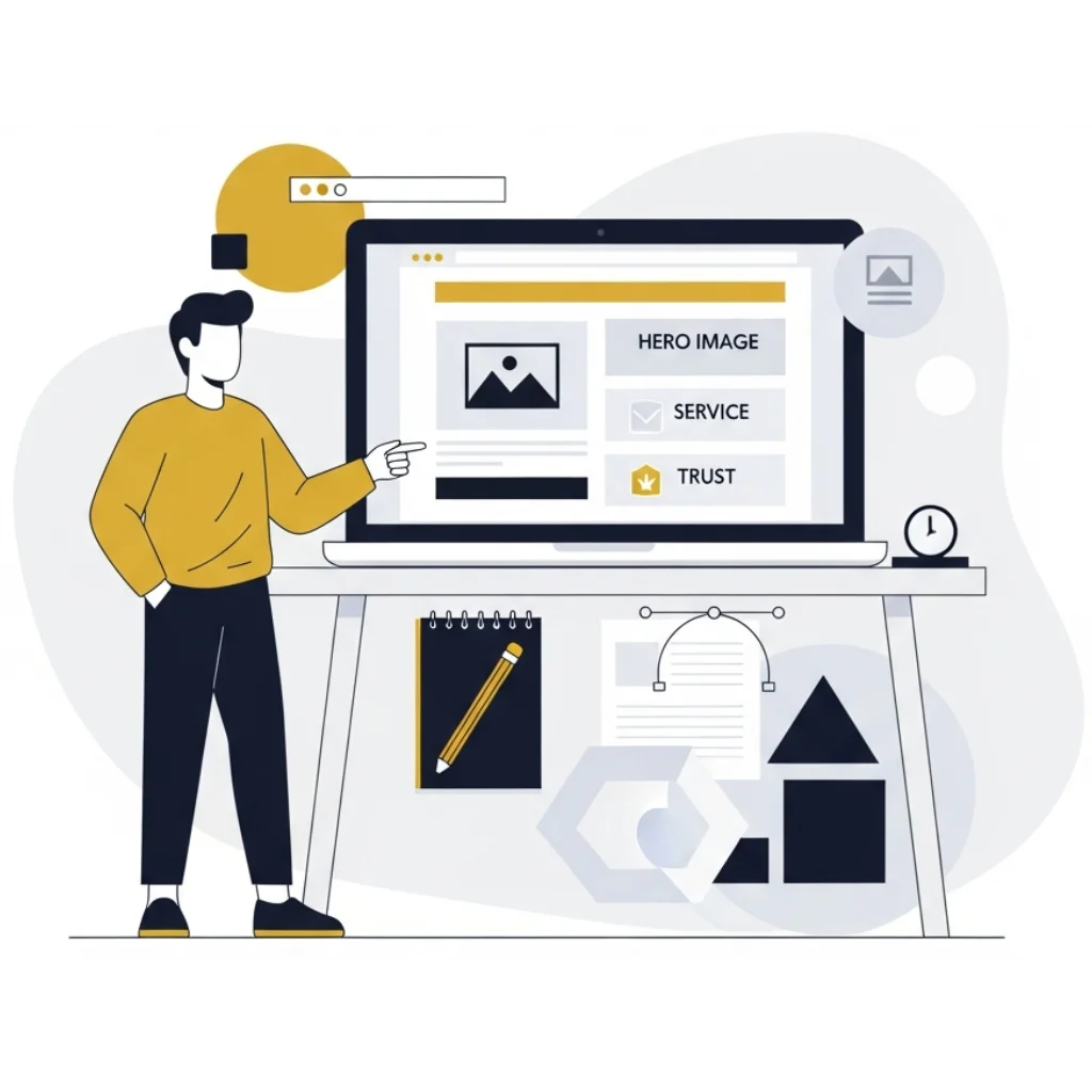 Specialist Web Design Concept for Cleaning Businesses