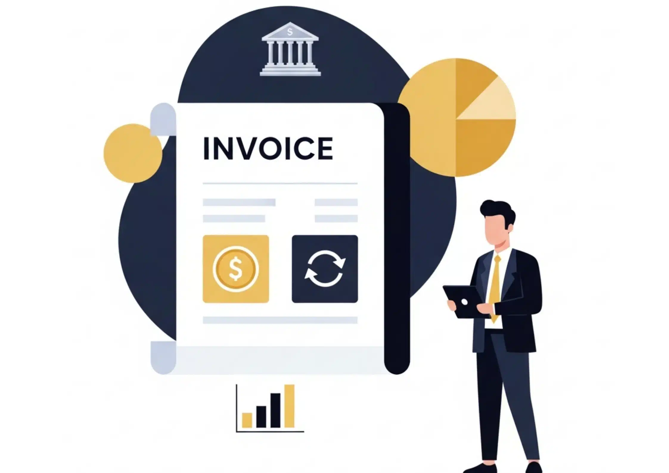 Billing dashboard with receivables and P and L widgets