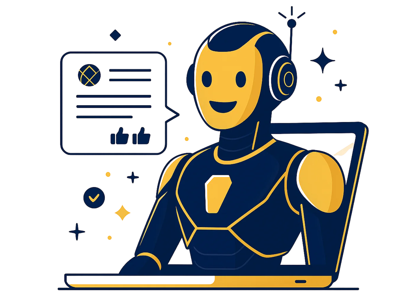 Reputation dashboard with ratings and trends