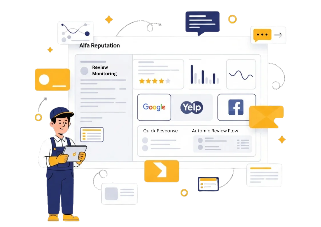 Alfa Reputation Software Dashboard